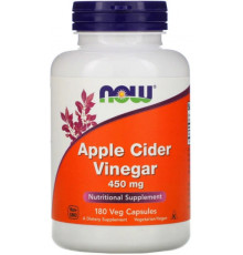 Яблучний оцет Now Foods Apple Cider Vinegar 450 мг 180 капс