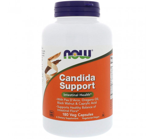 Протикандидний засіб Now Foods Candida Support 180 вег капс