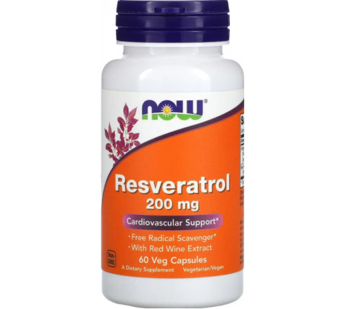 Ресвератрол Now Foods Resveratrol 60 вег капс