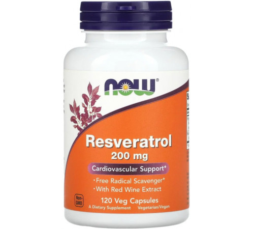 Ресвератрол  Now Foods Resveratrol 120 вег капс