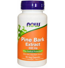 Екстракт соснової кори пікногенол Now Foods Pine Bark 240 мг 90 вег капсул