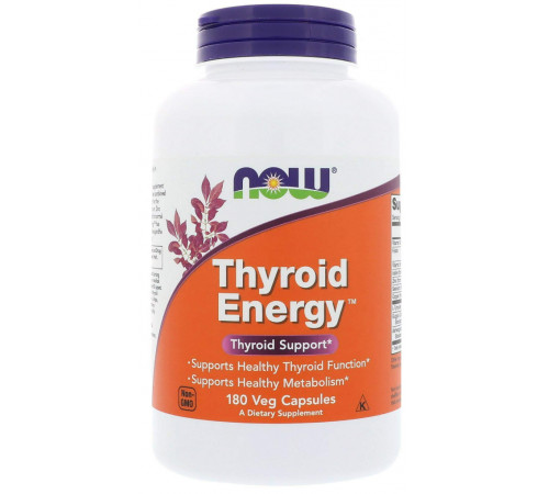 Для щитовидної залози Now Foods Thyroid Energy 180 капс