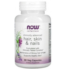 Вітаміни для волосся, нігтів та шкіри  Now Foods  Hair, Skin & Nails 90 капс