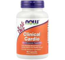 Підтримка серцево-судинної системи Now Foods Clinical Cardio 90 вег капс