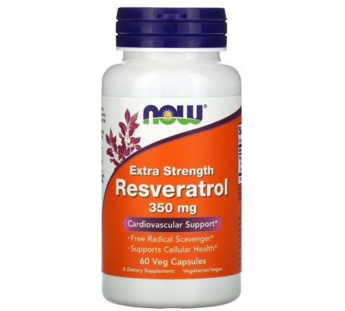 Ресвератрол Now Foods Extra Strength Resveratrol 350 мг 60 капс