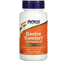 Підтримка здоров'я шлункаNow Foods Gastro Comfort с PepZin GI 60 вег кас