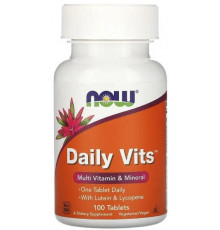 Мультивітаміни і мінерали  Now Foods Daily Vits 100 таб