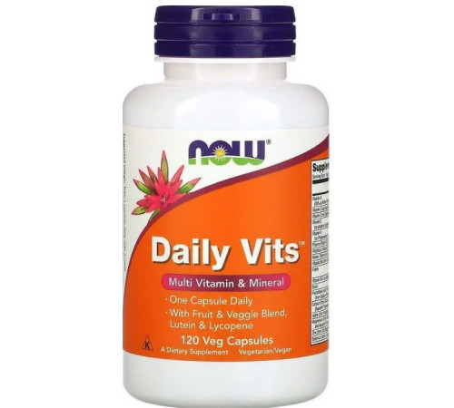 Вітаміни та мінерали Now Foods Daily Vits 120 вег капс