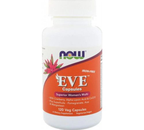 Вітаміни для жінок Єва Now Foods Eve Women's Multi 120 капс