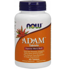 Вітаміни та мінерали для чоловіків Now Foods Adam Men's Multi 60 таб