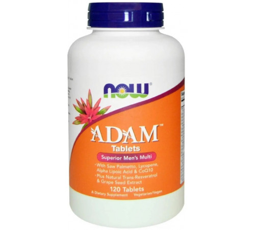 Вітамінний комплекс Адам Now Foods Adam Men's Multi 120 таб