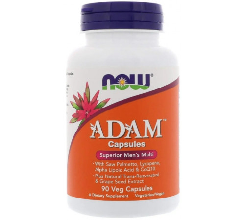 Вітаміни для чоловіків Адам Now Foods Adam Men's Multi 90 вег капс