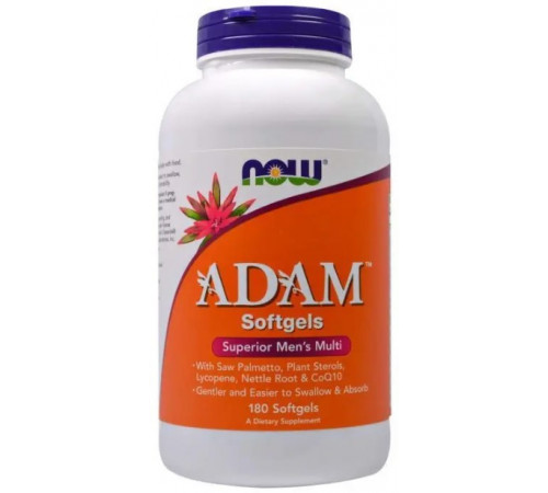 Вітаміни для чоловіків Now Foods ADAM 180 капсул