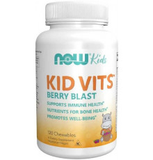 Вітаміни для дітей Now Foods Дитячі вітаміни Berry Blast Kid Vits 120 жув таб Ягоди