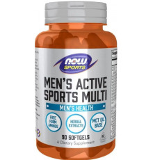 Мультивітаміни для чоловіків Now Foods Sports Men's Active Sports Multi 90 гел капс