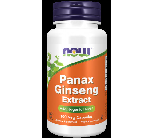 Женьшень Now Foods Panax Ginseng  500 мг 100 вег капс