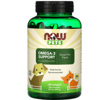 Омега-3 для кошек и собак Now Foods Omega-3 for Dogs/Cat 180 капс