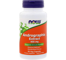 Андрографіс Now Foods Andrographis 400 мг 90 вегетаріанських капсул