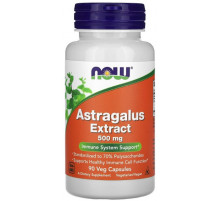 Екстракт Астрагалу Now Foods Astragalus 500 мг 90 вег капсул