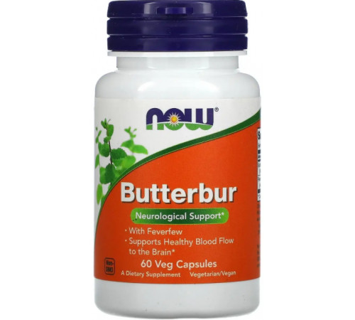 Білокопитник Now Foods Butterbur 60 капс