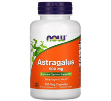 Астрагал, Astragalus, Now Foods, 500 мг, 100 вегетаріанських капсул