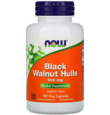 Чорний горіх шкаралупа Now Foods Black Walnut 100 капс