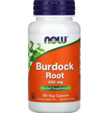 Корінь лопуха NOW Foods Burdock Root 430 мг 100 капс