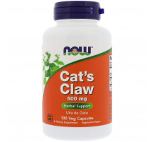 Котячий кіготь Now Food Cat's Claw 500 мг 100 вегетаріанських капсул