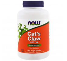Котячий кіготь Now Foods Cat's Claw 500 мг 250 вегетаріанських капсул