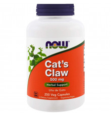 Котячий кіготь Now Foods Cat's Claw 500 мг 250 вегетаріанських капсул
