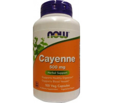 Каєнський перець Now Foods Cayenne 500 мг 100 капс