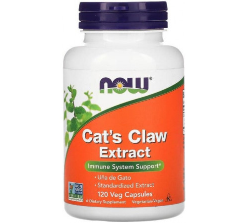 Котячий кіготь екстракт Now Foods Cat's Claw 120 капсул