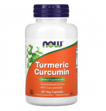 Куркумін Now Foods Turmeric Curcumin 60 вегетаріанських капсул