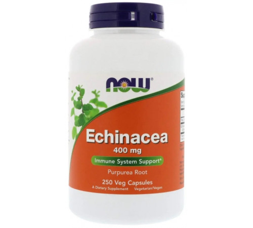 Ехінацея Now Foods Echinacea 400 мг 250 вег капс