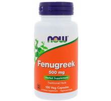 Пажитник Now Foods Fenugreek 500 мг 100 вег капс