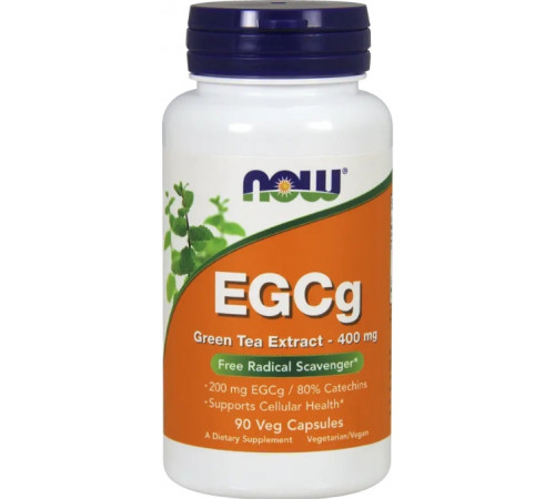 Зеленый чай Now Foods EGCg (Green Tea) 400 мг 90 капс
