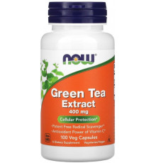 Екстракт зеленого чаю Now Foods Green Tea 400 мг 100 вег капсул