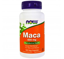 Мака Now Foods Maca 500 мг 100 вегетаріанських капсул