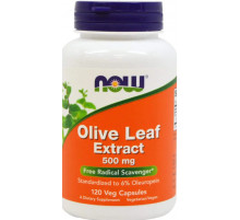 Листя оливи Now Foods Olive Leaf 500 мг 120 капс