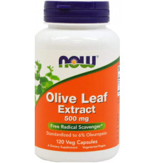 Листя оливи Now Foods Olive Leaf 500 мг 120 капс