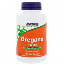 Орегано Now Foods Oregan 450 мг 100 вегетаріанських капсул