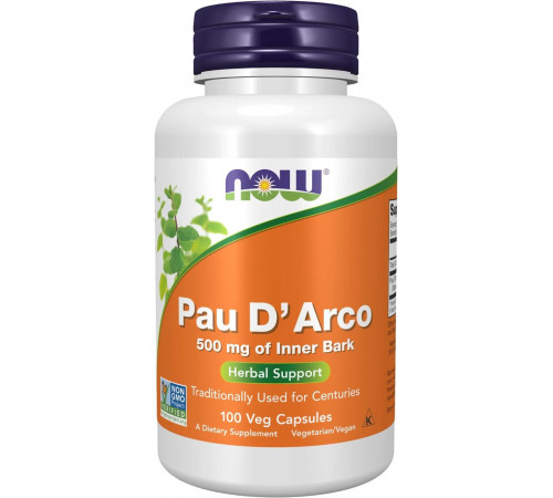 По д'арко Now Foods Pau D'Arco 100 капс