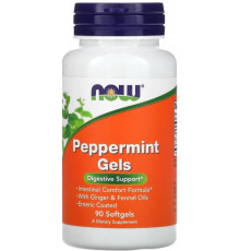 М'ята перцева Now Foods Peppermint Gels 90 гел капс