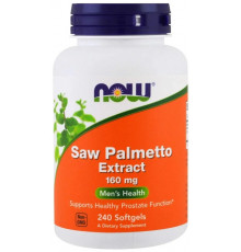 Со пальметто Now Foods Saw Palmetto 160 мг 240 гел капс