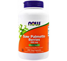 Со Пальметто Now Foods Saw Palmetto 550 мг 250 вег капсул
