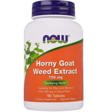 Горянка з макою Now Foods Horny Goat Weed 750 мг 90 таб