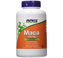 Мака Now Foods Maca 500 мг 250 вегетаріанських капсул