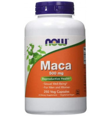 Мака Now Foods Maca 500 мг 250 вегетаріанських капсул
