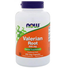 Корінь Валеріани Now Foods Valerian Root 500 мг 250 вег капс