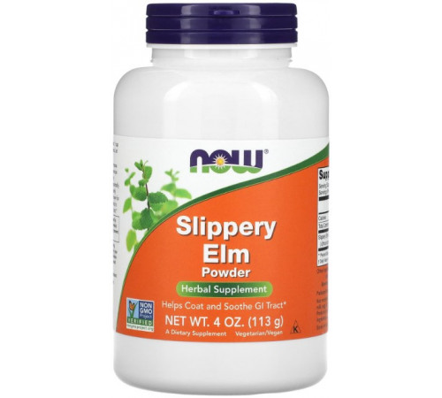 Слизький в'яз Now Foods Slippery Elm 113 грам